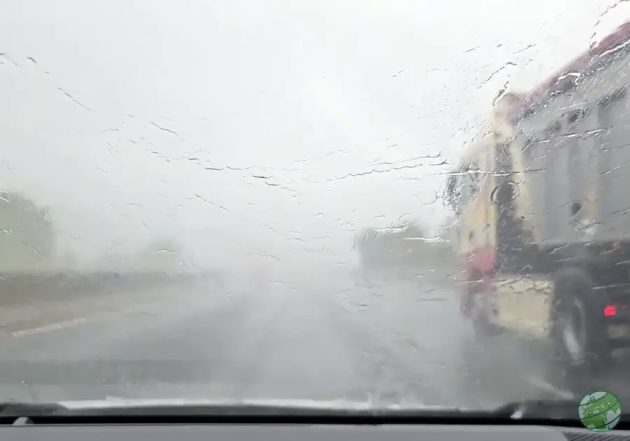 temporal a caminho de Avignon