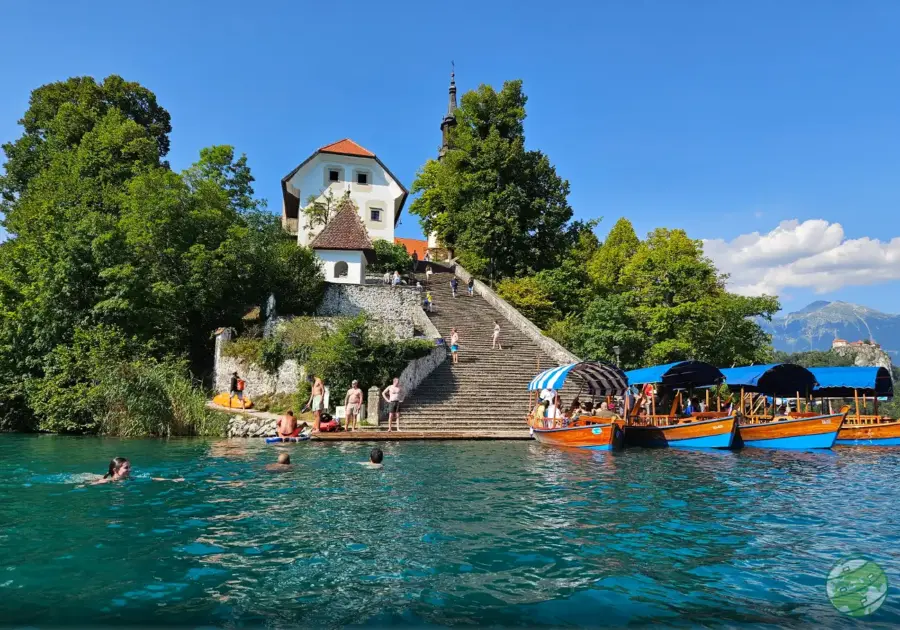 ilha lago bled