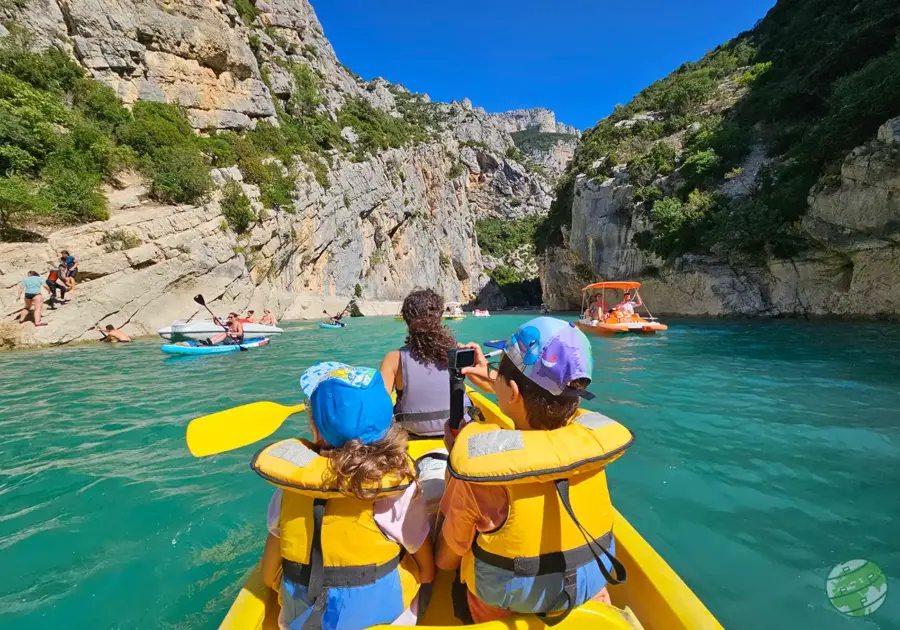 Kayak em familia Gorges Verdon