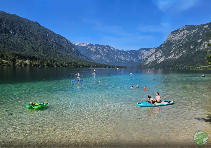 paisagem no lago bohinj