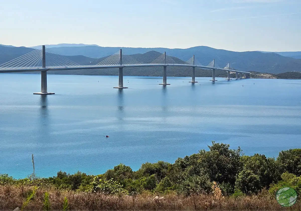 Ponte de Pelješac na Croácia