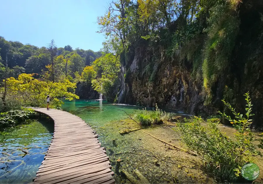 Passadiços do programa C em Plitvice