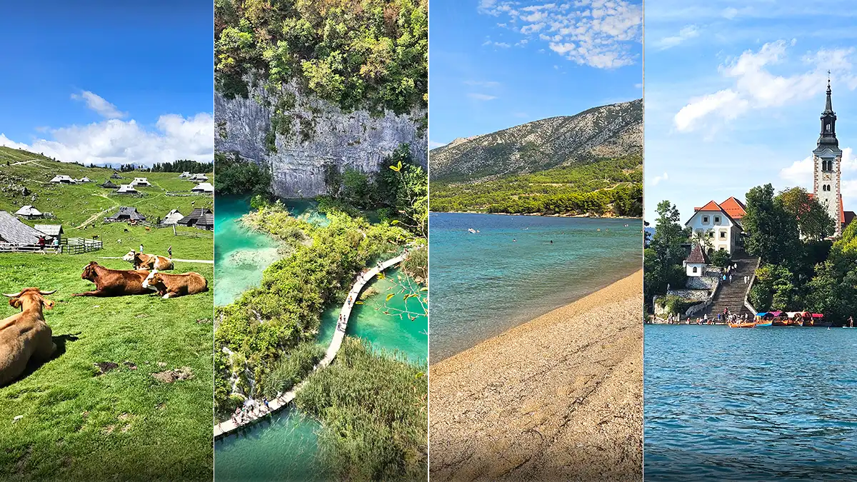 imagens da road trip na eslovénia e croácia