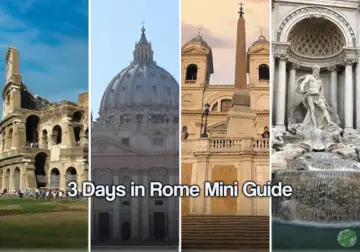 3 days in rome mini guide