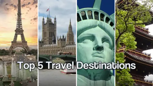 top 5 travel destinations