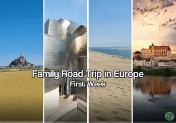 first week family road trip in Europe