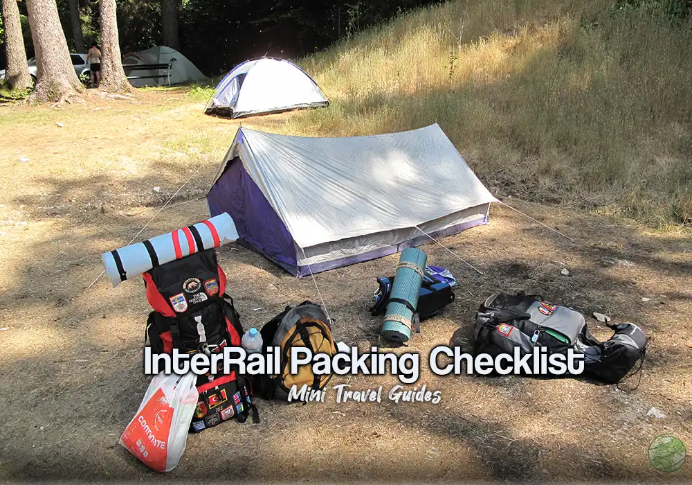 interrail packing checklist