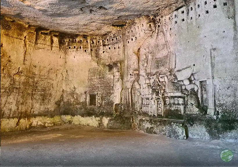 brantome abbey cave