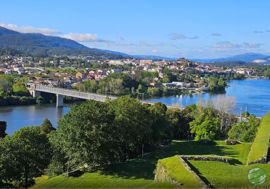 view from valença to tui