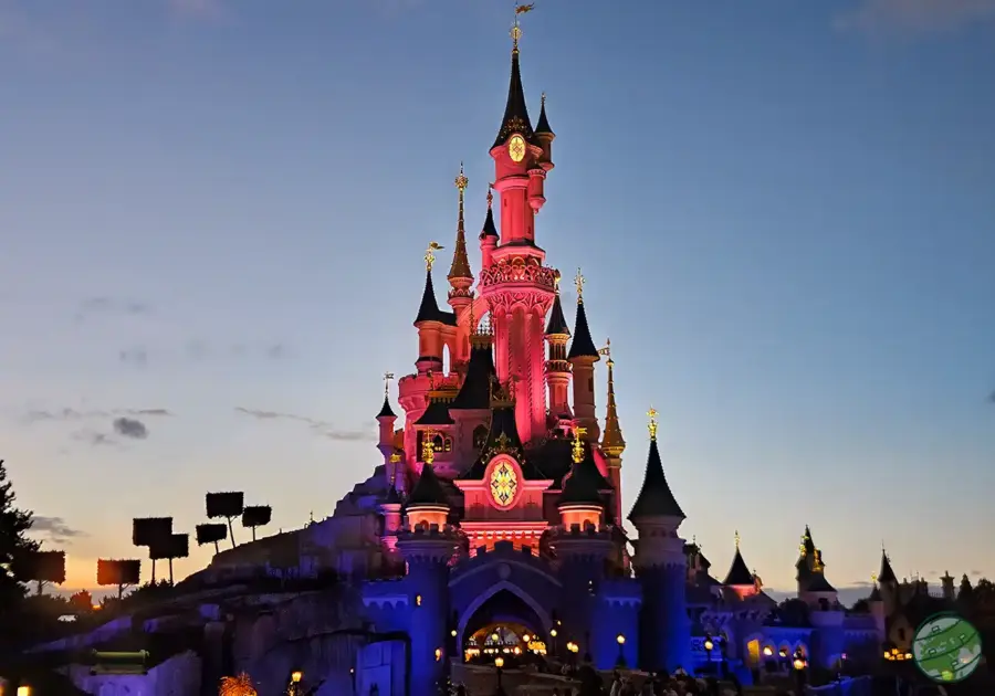 sleeping beauty castle at noon