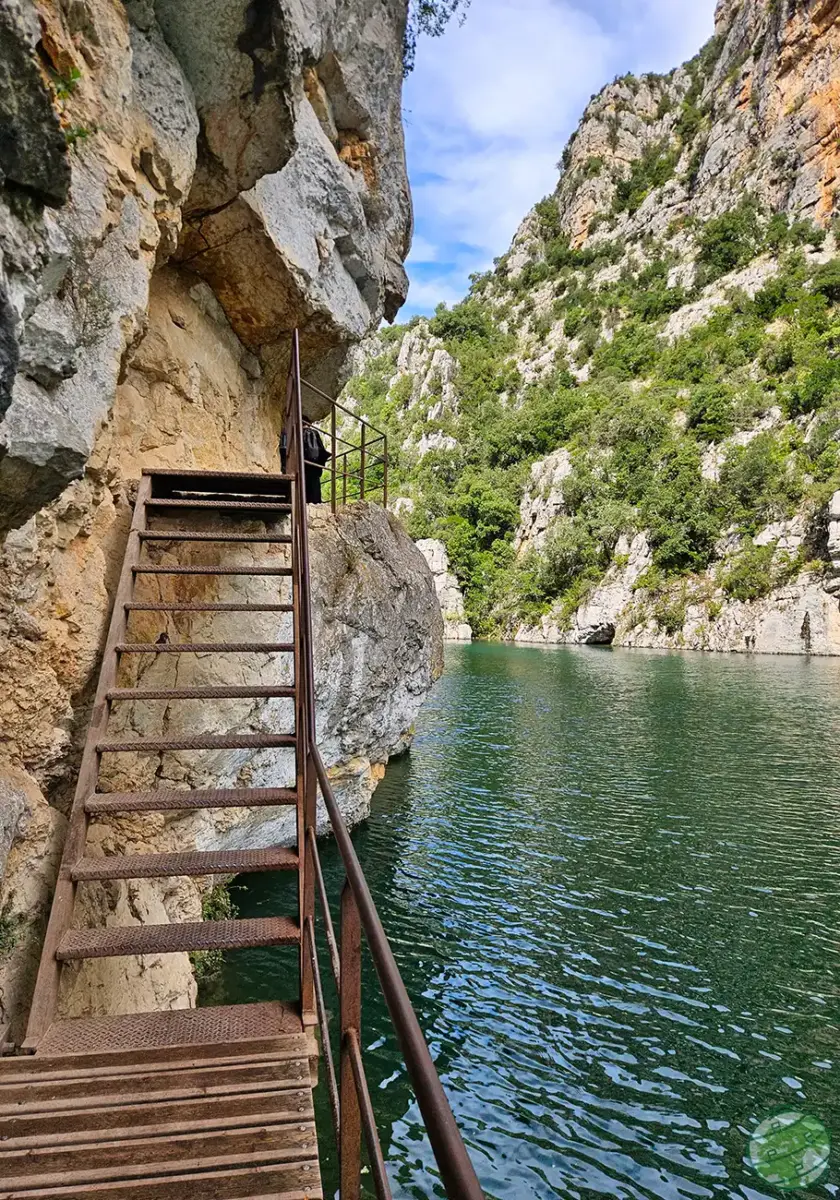 stairs along the trail